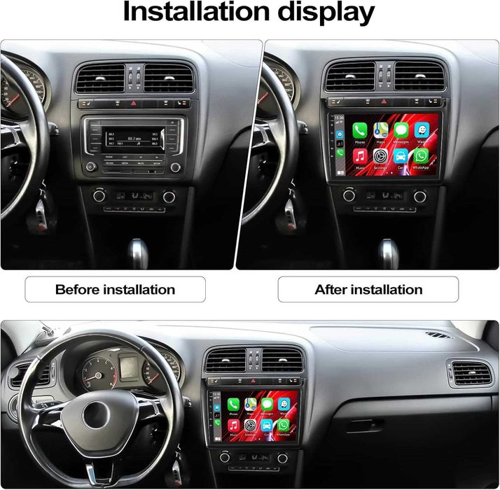 Мултимедия Двоен дин за VW Polo Навигация за Volkswagen плеър Android