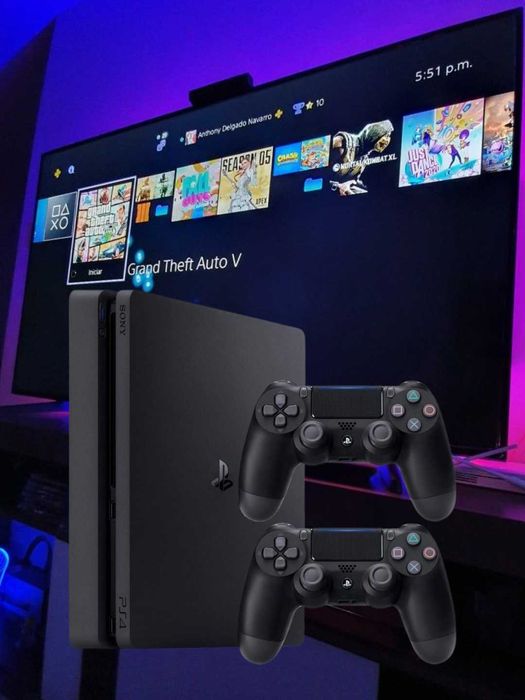 Playstation 4 PRO va PS4 Slim o'yinlar bilan + geympadlar