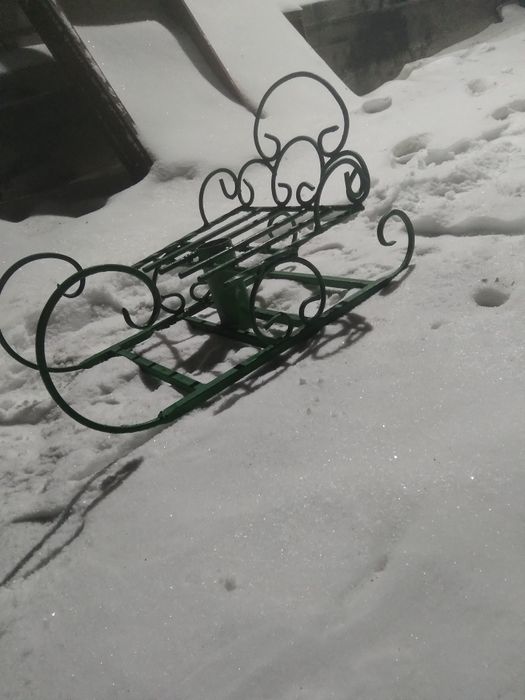 Подставка для ёлки. Санки