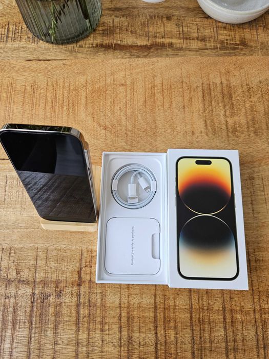 iPhone 14 Pro Gold 256GB – IMPECABIL, ca nou (fara zgarieturi) + husa + folie BONUS