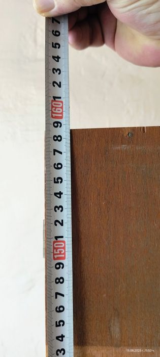 Стар голям дървен военен сандък от втората световна война