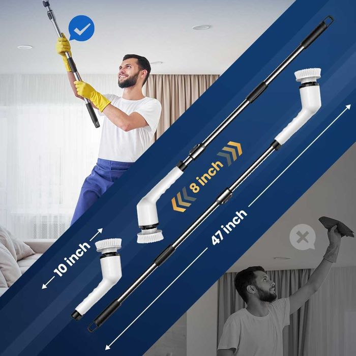 Perie electrica rotativa pentru curatare eficienta, multifunctionala