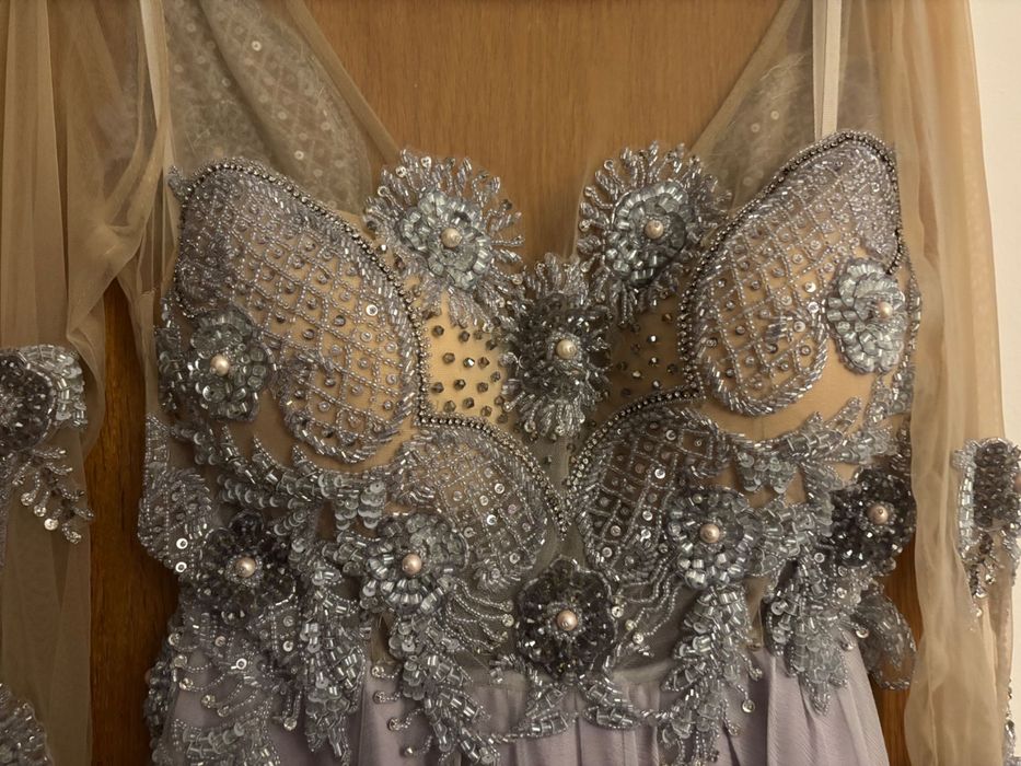 Rochie de ocazie cu matase