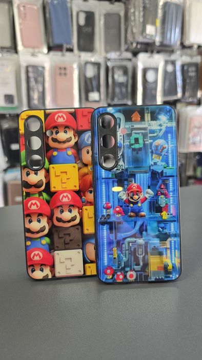 Кейс с картинка за Samsung S25 твърд гръб защита на камерите за защита