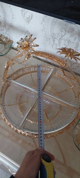 Менажница стеклянная