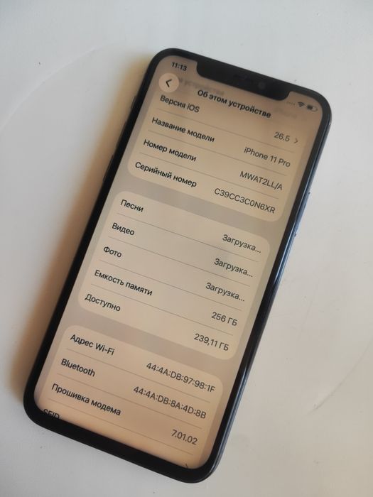 Iphone 11 pro 256гб 100%