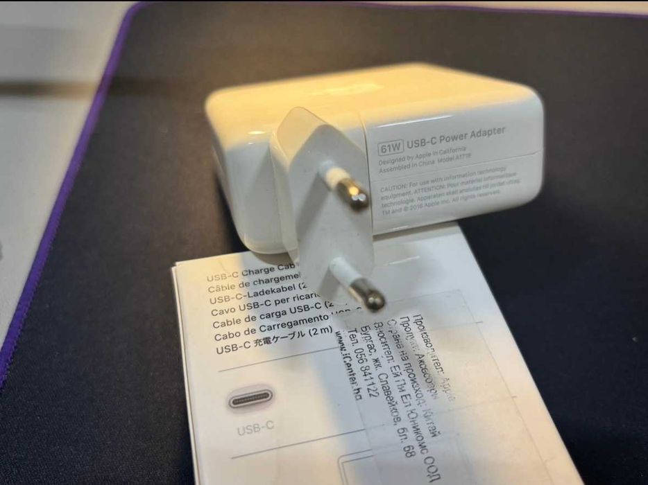 Apple Macbook зарядно ОРИГИНАЛНО A1617 USB-c