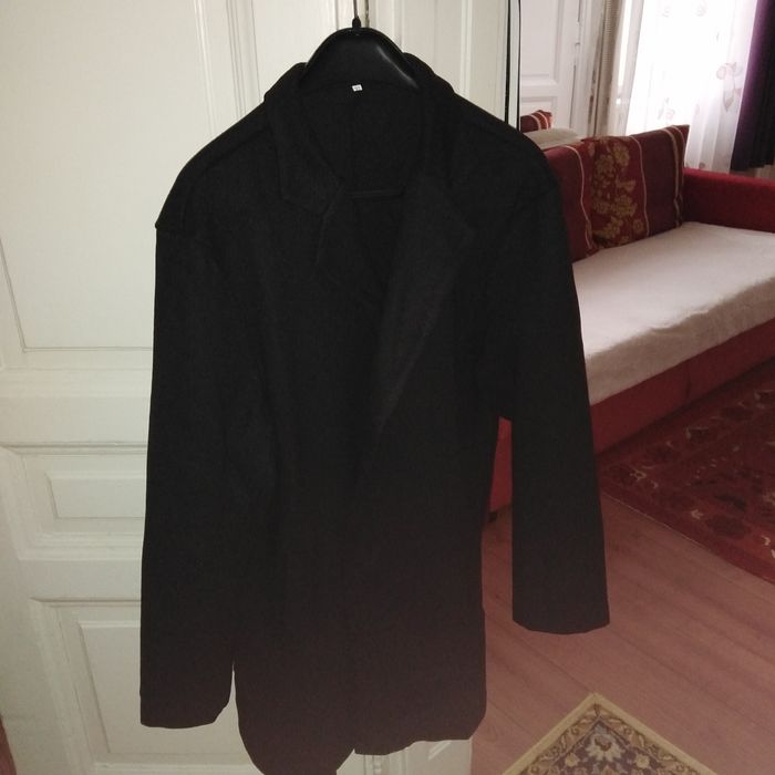 Scurta eleganta casual din Stofa neagra XL