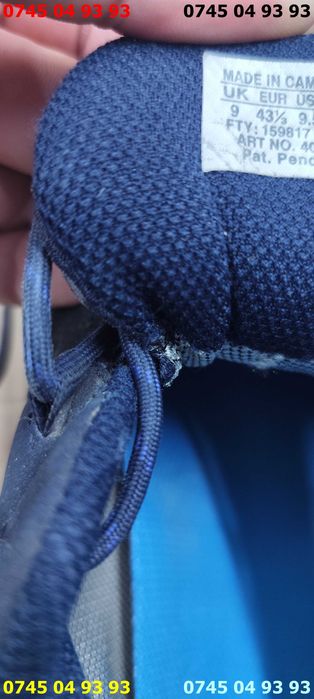 adidasi SALOMON goretex albastru inchis 43 1.3 uzura minima