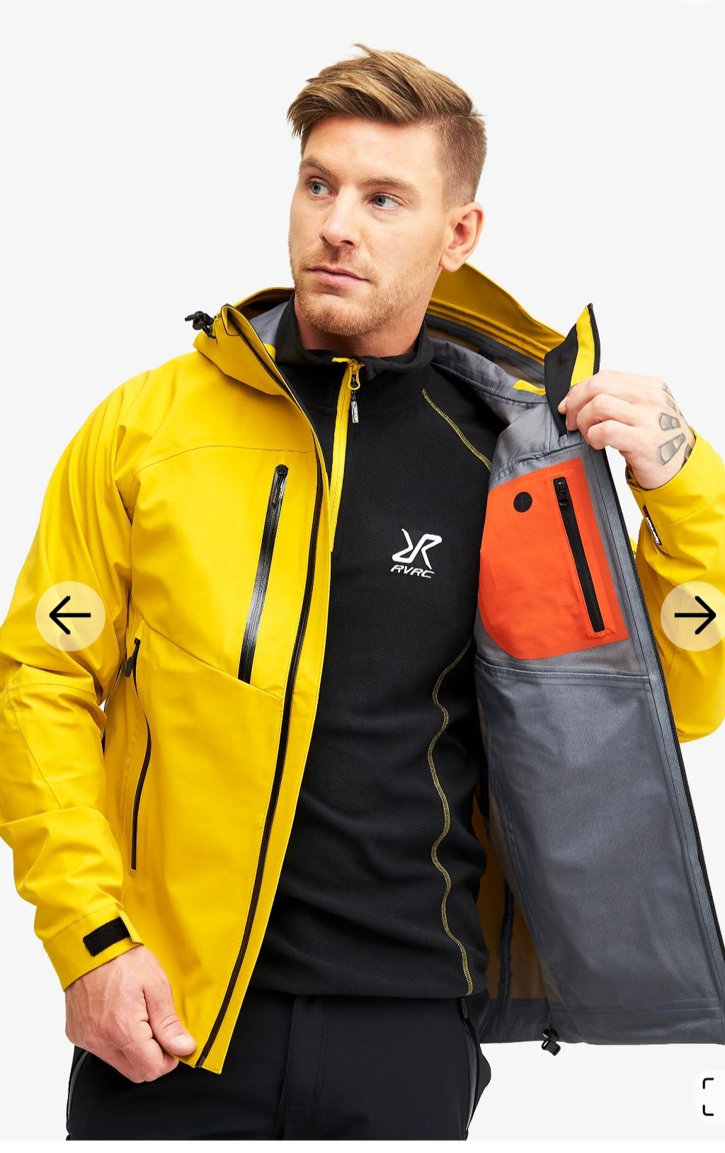 Cyclone rescue jacket 2.0 men yellow hotsell
