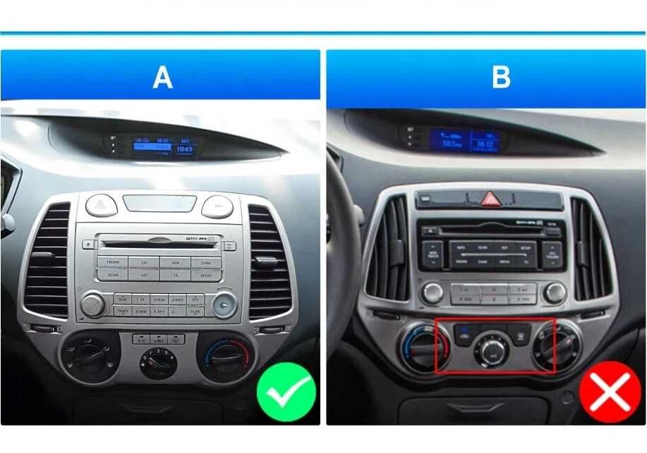 Мултимедия за Hyundai I20 Навигация дисплей плеър Android i20 2DIN GPS