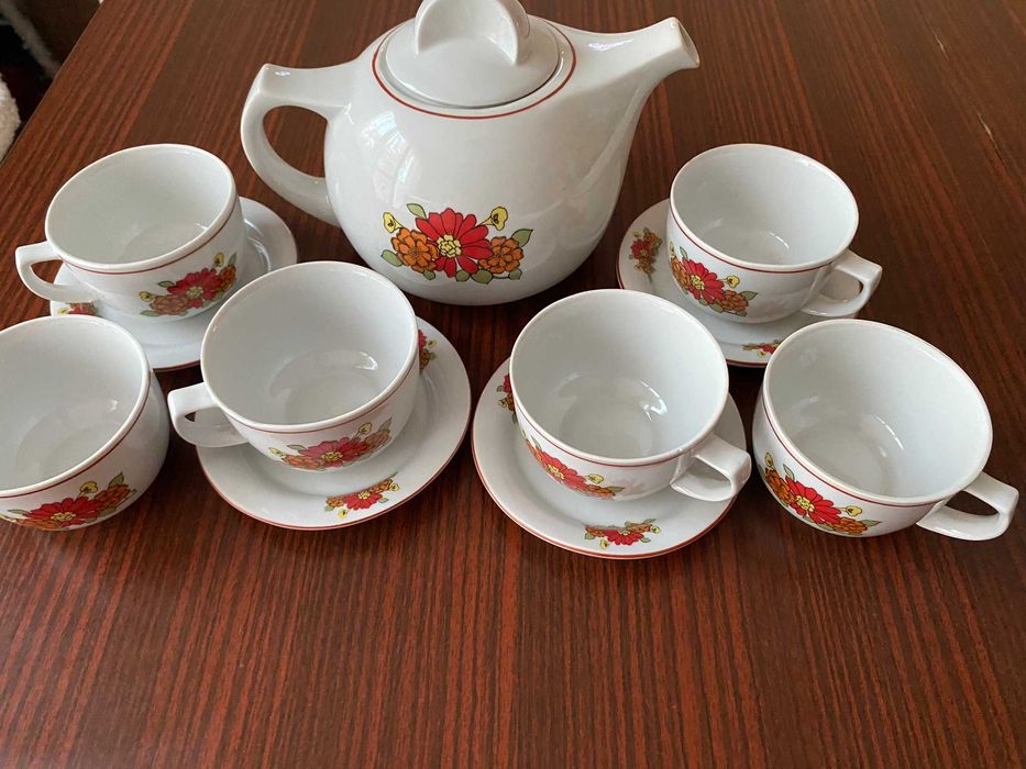 Сервиз за чай / кафе, завод „Дянко Стефанов“, гр. Разград