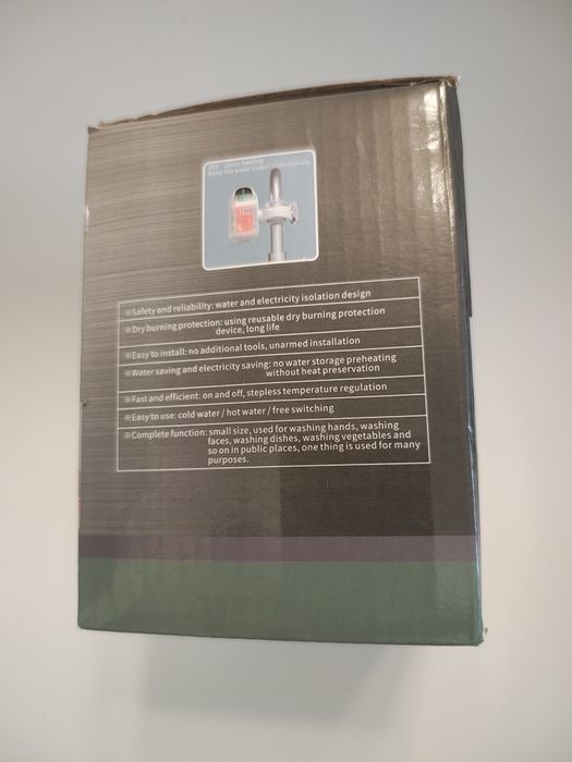 Boiler electric cu aplicare pe un robinet normal