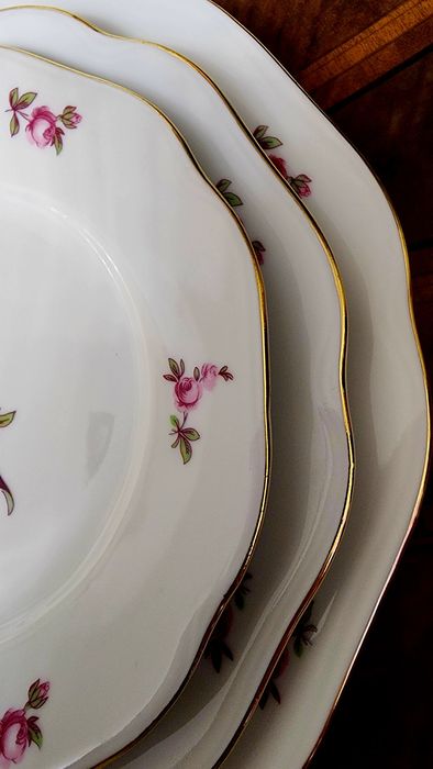 Богемия. Столовый сервиз  "Мейсенский букет".