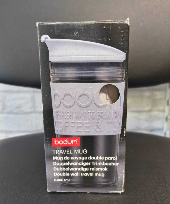 Нова термочаша Bodum 350 мл – стил и удобство за всяка глътка!