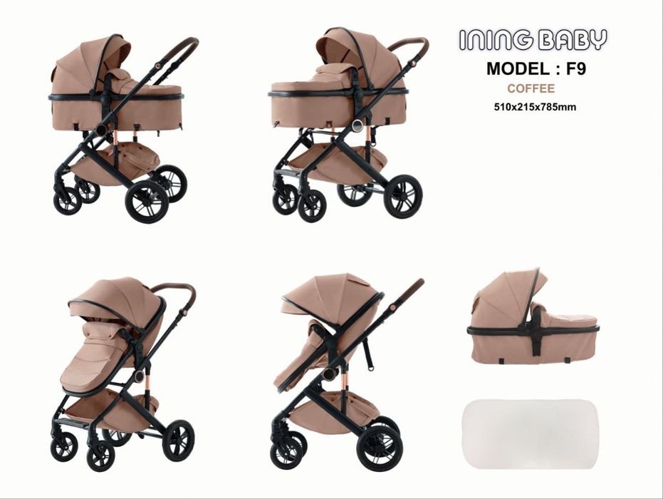 Skidka !!! Всесезонная Коляска-трансформер Ining baby  зима-лето
