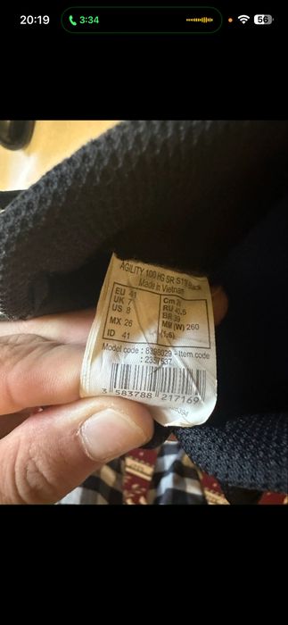 Ghete Fotbal Agility 100 TF Teren Sintetic Alb-Negru Adulți