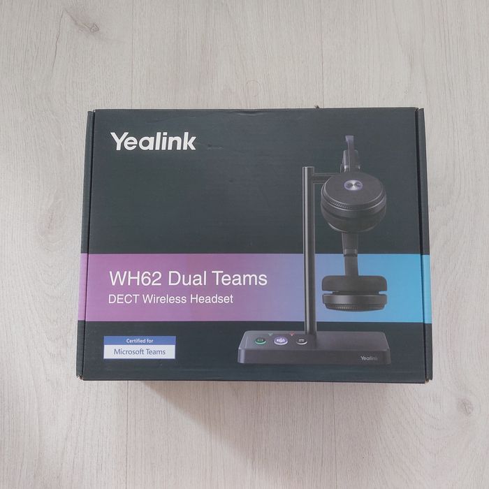 Професионални Безжични Слушалки Yealink WH62 Dual Teams DECT | За Офис и Хоум Офис