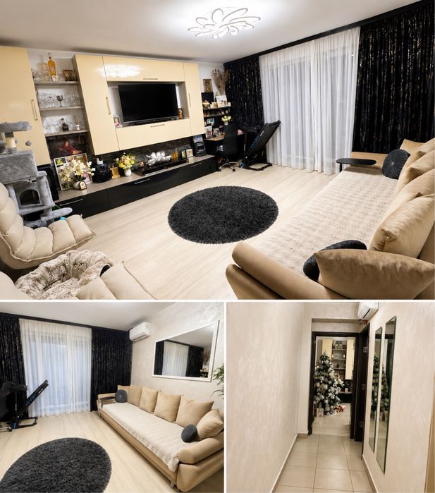 Apartamemt decomdat cu doau camere 57 m patrari utili