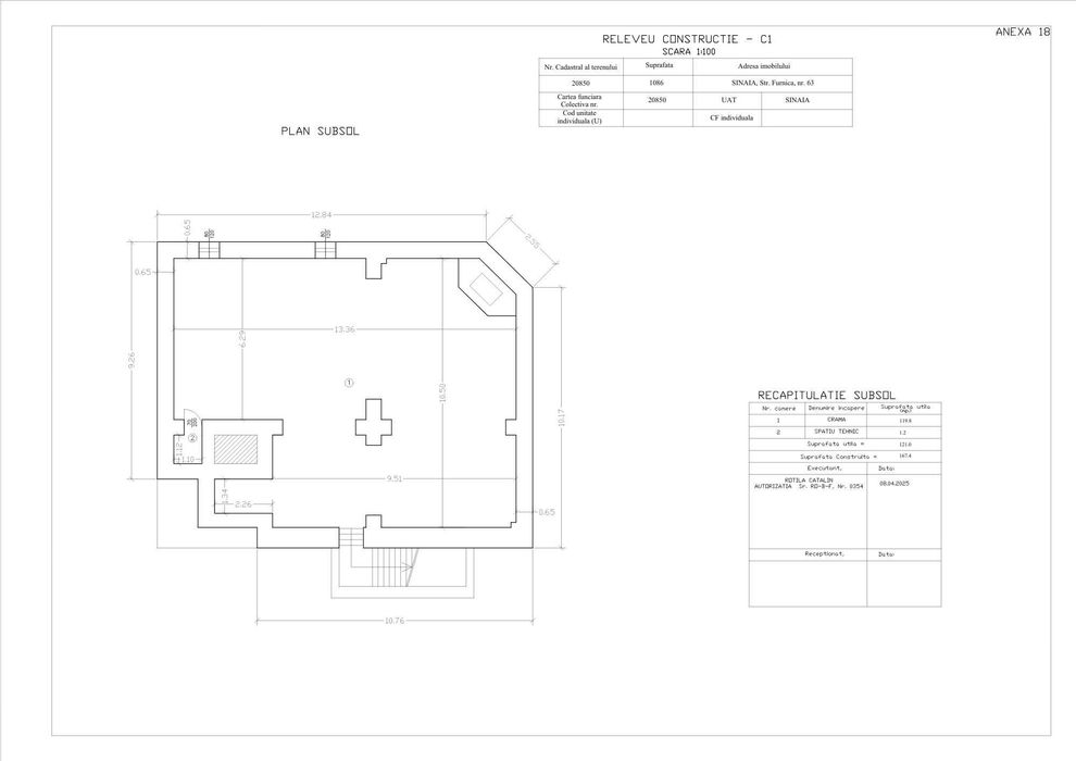 Spatiu pt restaurant de inchiriat - langa Castelul Peles