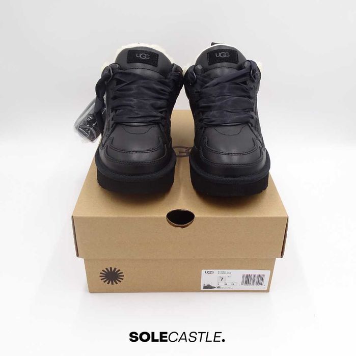 Ghete UGG Lowmel 'Black Leather'