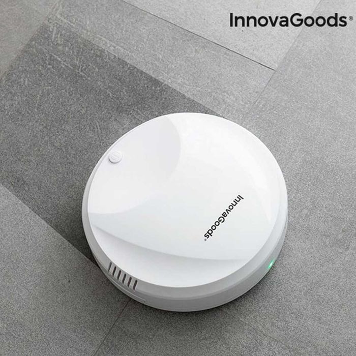 Прахосмукачка Робот InnovaGoods Rovac 1000, Бял