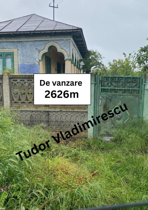Casa de vanzare Tudor Vladimirescu Braila , 2626 m patrati, deschidere 25 m