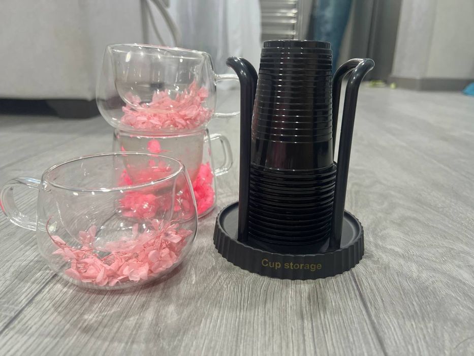 Чашки стаканы подставка