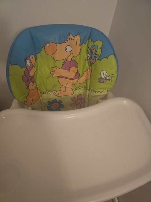 Scaun de masa Chicco Polly 2 in 1 Wood Friends