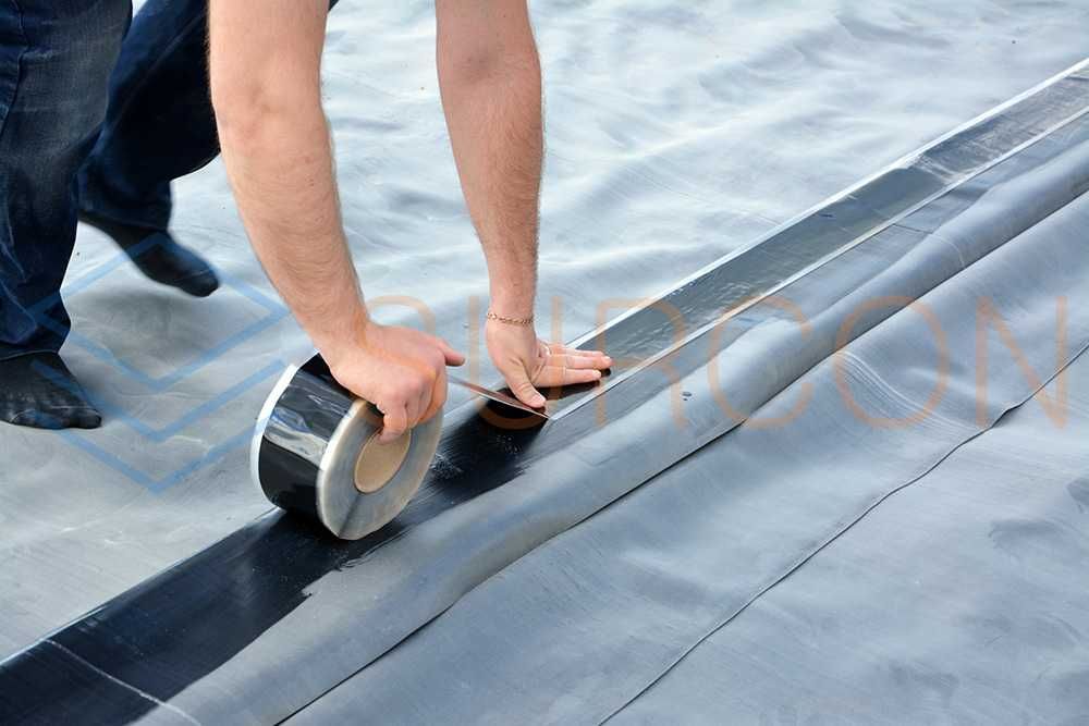 Лента герметик бутиловая каучуковая металлизированная универсальная