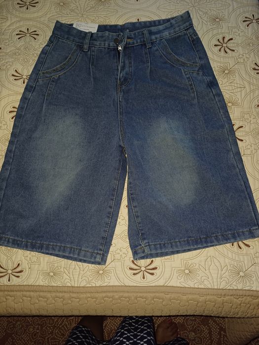 юбка шорты джинсовый