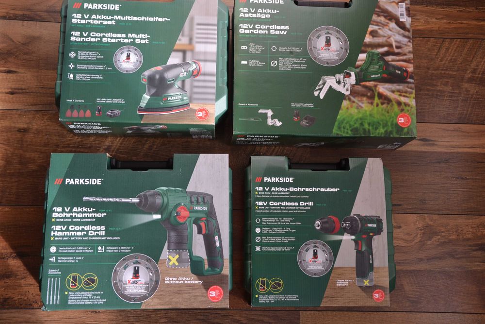 Нови акумулаторни инструменти Parkside 12V