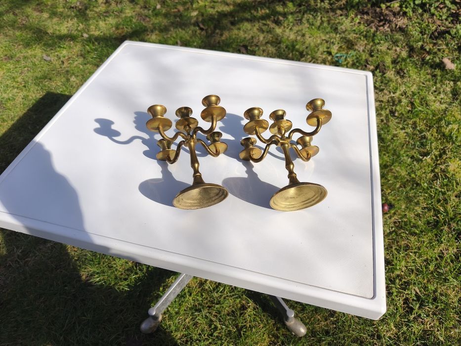 Малък месингов свещник