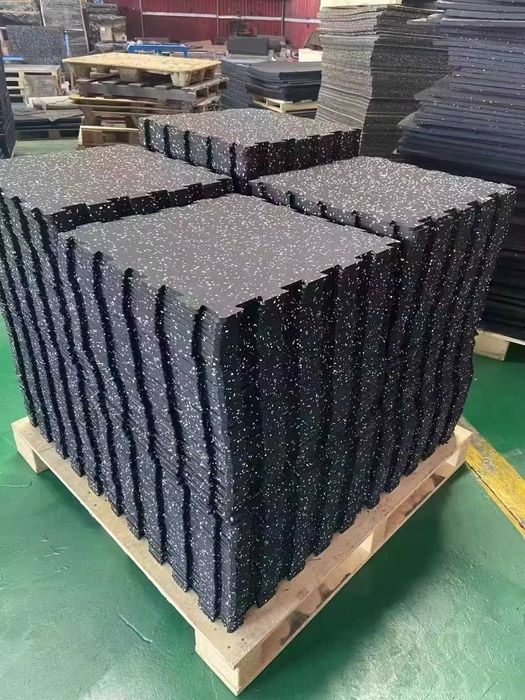 Резиновое модульное покрытие для фитнеса и тренажерного зала