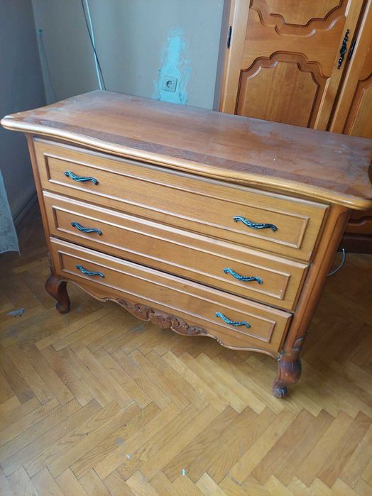 Comoda lemn vintage, anii 80