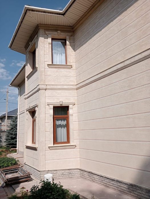 Жидкий травертин ( Материал +работа)