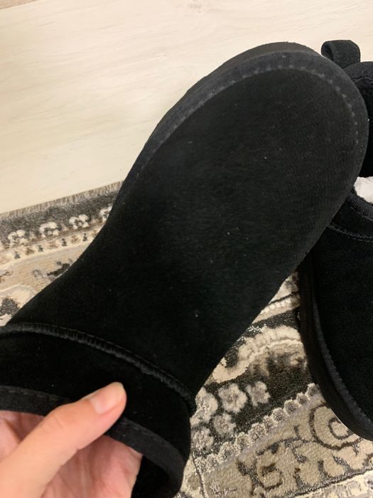 Cizme blană de piele de oaie adevărată