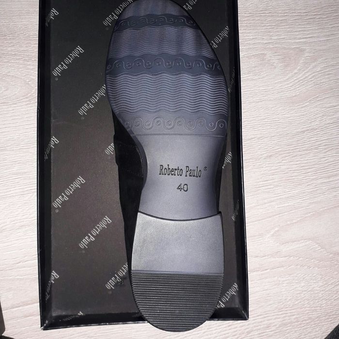 Туфли натуральный замш