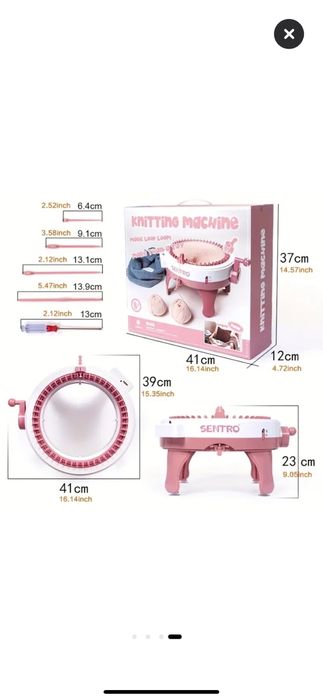 Плетачна машина Sentro за ръчно плетиво 34x19.5 см 48 игли