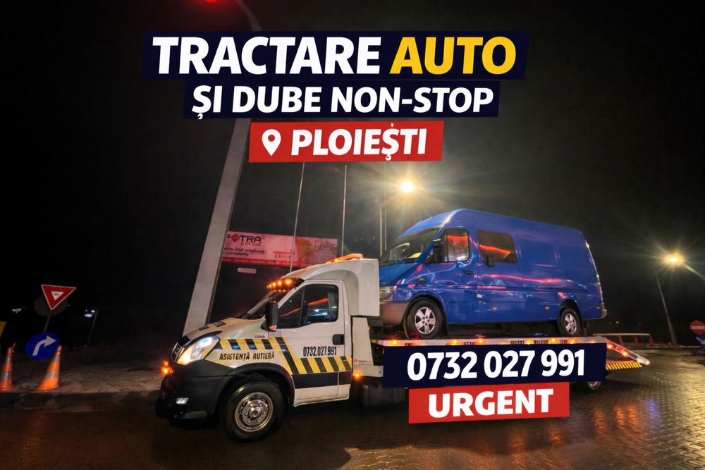 Tractari auto/Asistenta rutiera, DUBE XXL, Utilaje, NON-STOP 24/24 7/7