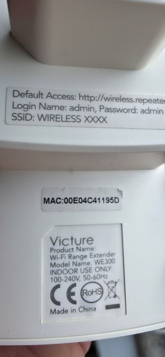1.Repetitor Wi-Fi YouSee MeshRouter Wi-Fi   2.Victure WE300