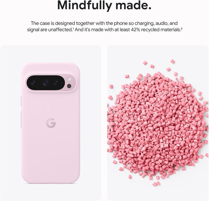 Оригинальный чехол для google pixel 9 pro rose quartz