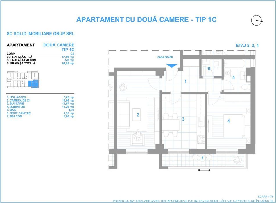 PROMOTIE ->30 IUNIE Ap. INTABULAT Ultra-Spațios 3 Camere decomandat