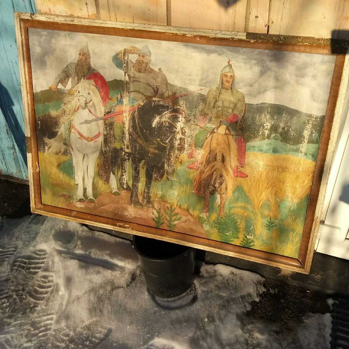 Картина  "три богатыря"