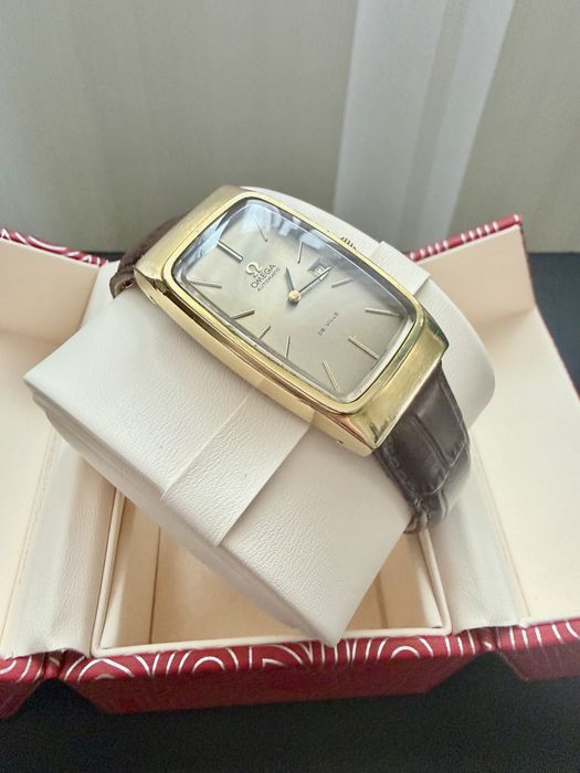Ceas Omega De Ville Automatic.Aur&otel. Jumbo Rectangular.