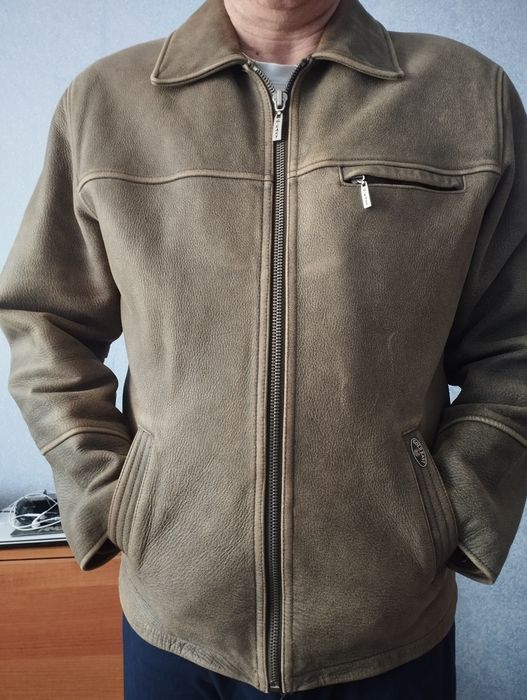 Кожаная куртка мужская