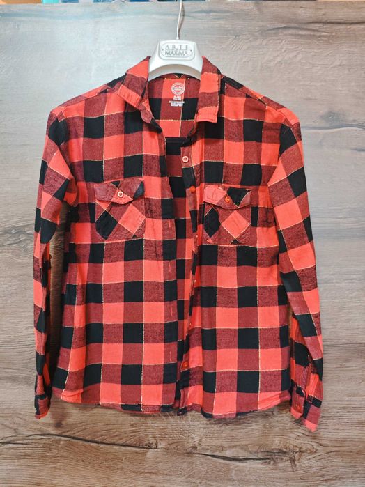 Карирана риза червен- черно каре Wonder Nation – XL (14–16 г.)