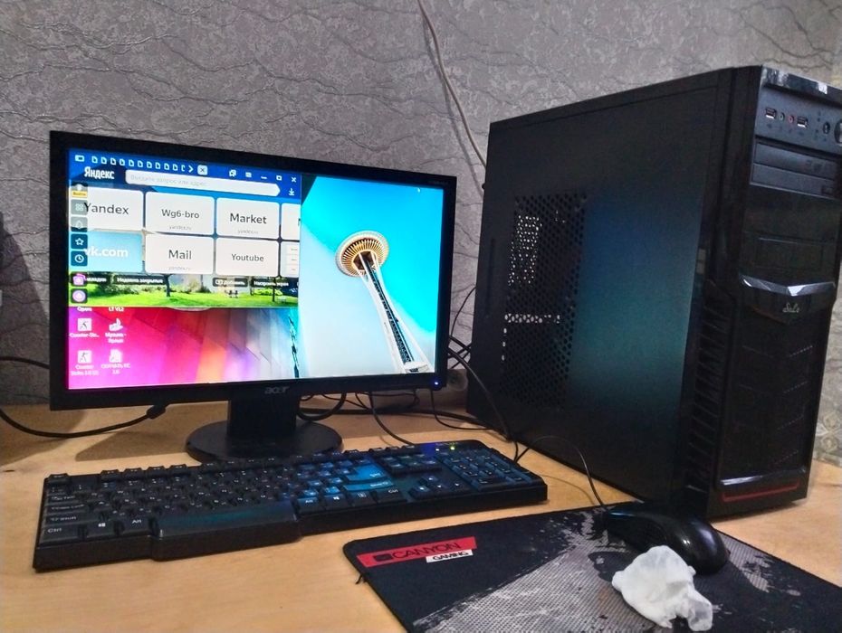 : Процессор: Pentium G620
RAM: 2 ГБ
Видеока