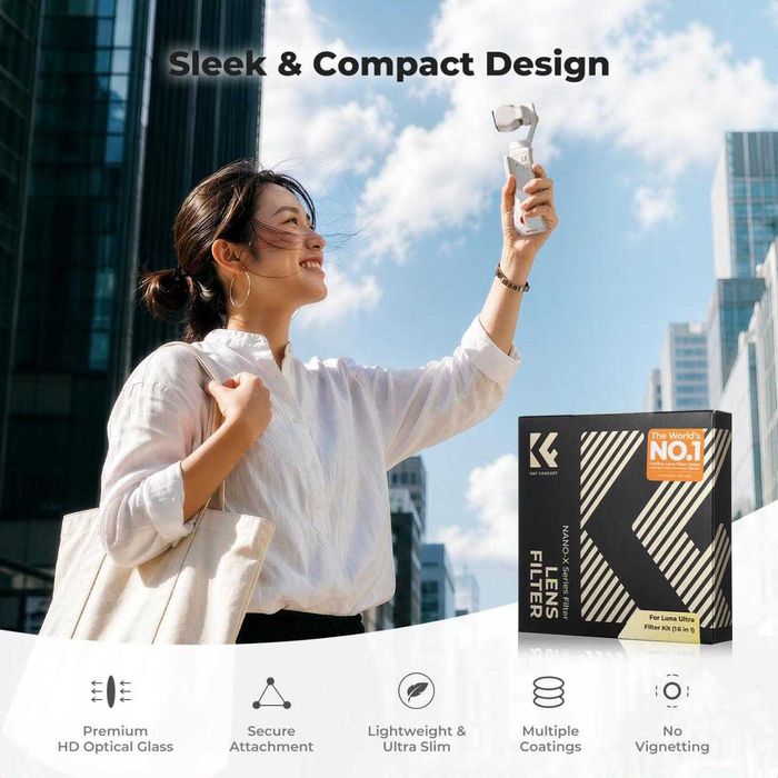 K&F Concept филтри за Insta360 Luna Ultra