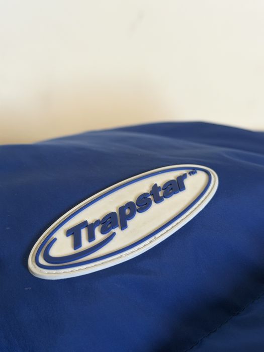 Trapstar Hyperdrive Puffer Jacket - Синьо/Бяло